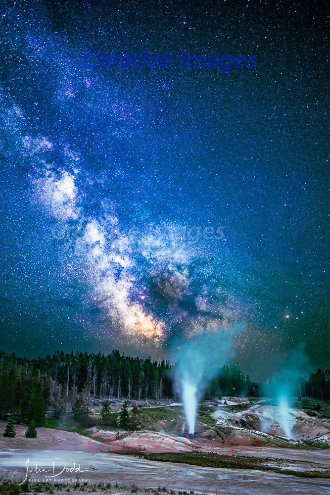 Norris Geyser Milky Way (Yellowstone)
